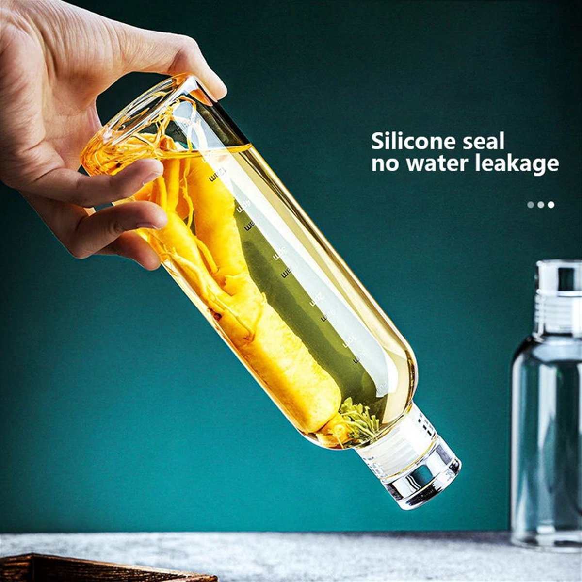 Tamam 1000ml Zaman Ölçekli Cam - Outdoor Sport Glass Water Bottle incelemesi ve fiyatı