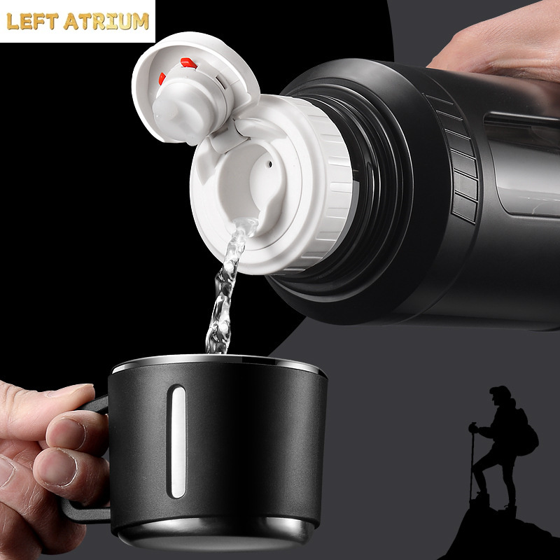 Büyük Kapasiteli 2L Cam Su Şiş - Outdoor Sport Glass Water Bottle incelemesi ve fiyatı